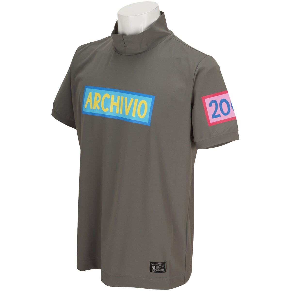 通販 ARCHIVIO アルチビオ 半袖ハイネックTシャツ ホワイト系 38 