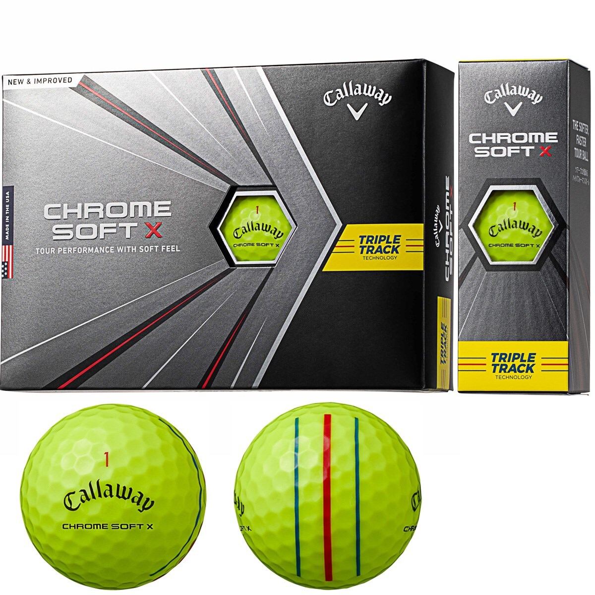 CHROME SOFT X ボール(ゴルフボール)