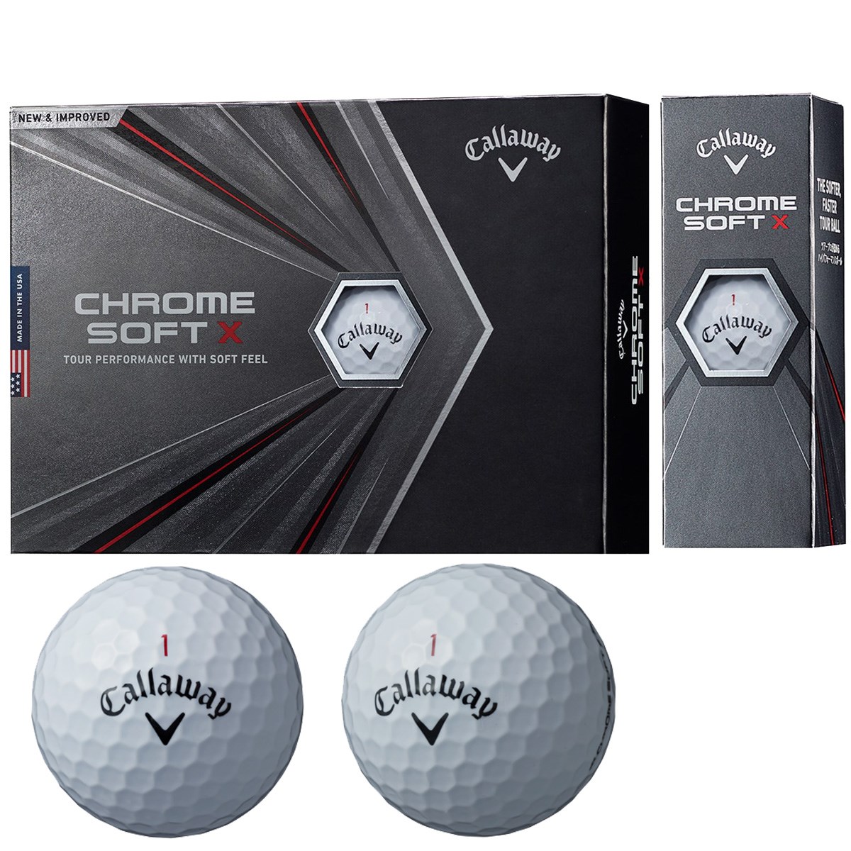 CHROME SOFT X ボール(ボール（新品）)|CHROM SOFT(キャロウェイゴルフ) の通販 -  GDOゴルフショップ(0000608257)