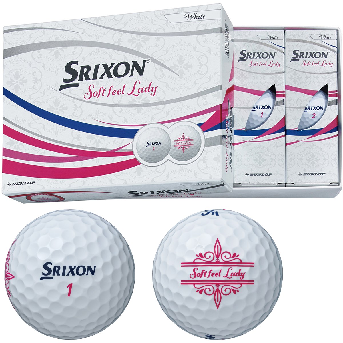 SOFT FEEL LADY5 ボール レディス(ボール（新品）)|SRIXON(ダンロップ) の通販 - GDOゴルフショップ(0000630399)
