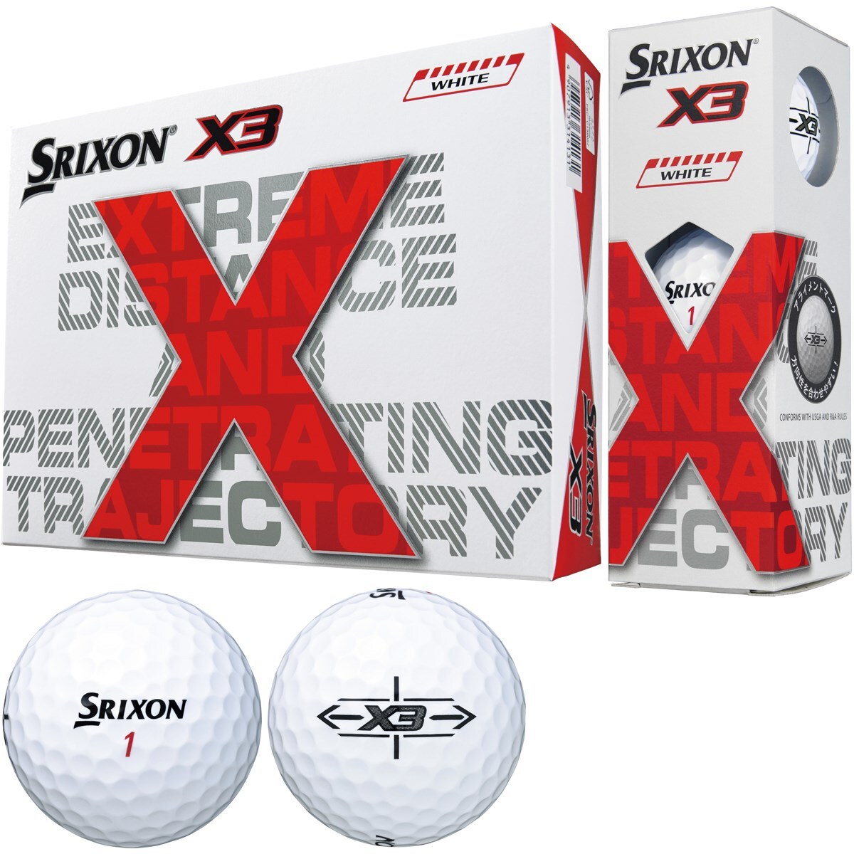 X3 ボール ボール 新品 Srixon ダンロップ Snx3の通販 Gdoゴルフショップ