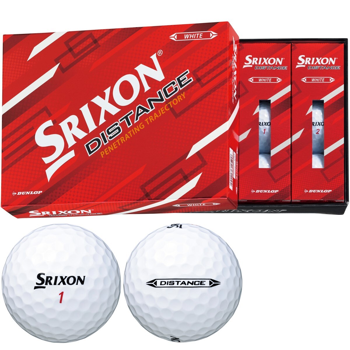 DISTANCE ボール(ボール（新品）)SRIXON(ダンロップ) SNDIS9の通販 - GDOゴルフショップ(0000667045)