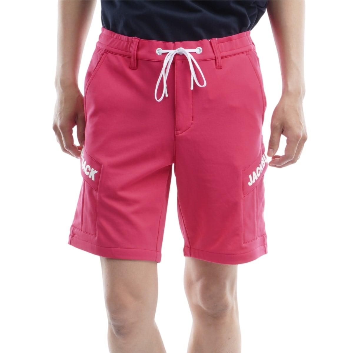 ピンク Lサイズ5 ジャックバニー ショートパンツ メンズ ゴルフウェアスポーツ