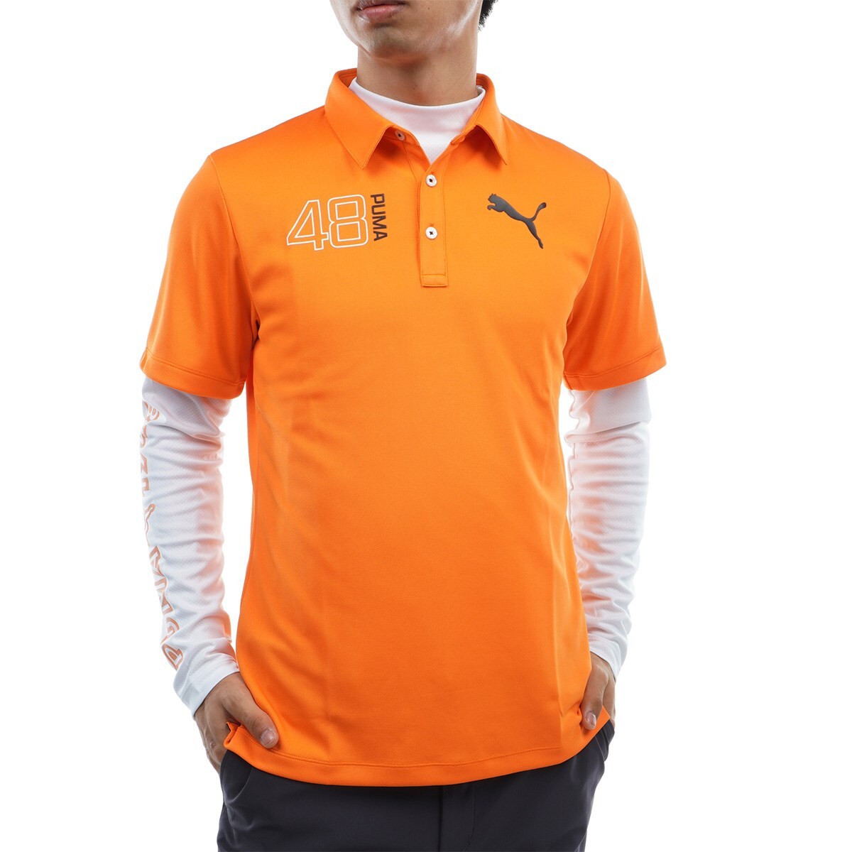 長袖インナーシャツ付き半袖ポロシャツ(半袖シャツ・ポロシャツ)PUMA(プーマ) 539366の通販 - GDOゴルフショップ(0000677504)