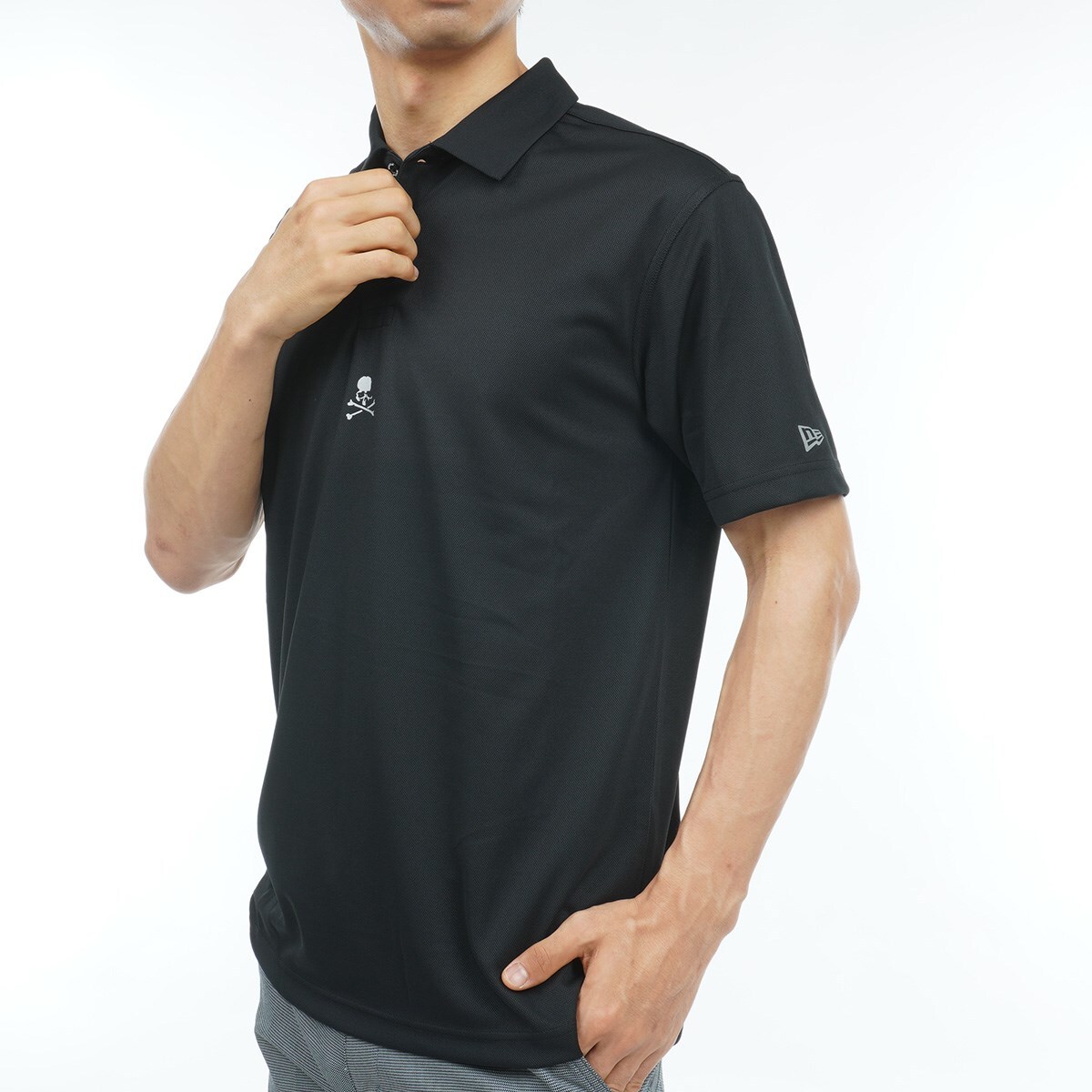 mastermind JAPAN×New EraCVC 鹿の子 半袖ポロシャツ(半袖シャツ 